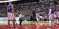 Ne Güzel İnsanlar Var! Harlem Globetrotters, Bir Çocuğu Sahaya Çıkararak Muhteşem Bir Atmosfer Yarattı