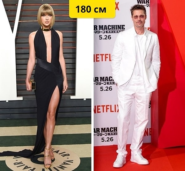 6. Тейлор Свифт и Брэд Питт