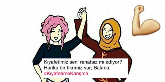 Kız Kardeşlik Güçleniyor! İster Başörtüsü, İster Mini Etek Giyeceğiz #KıyafetimeKarışma