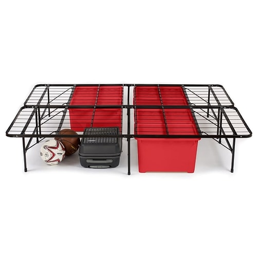 Ya da şu tip bir yatak kullanarak saklama alanınızı arttırabilirsiniz.