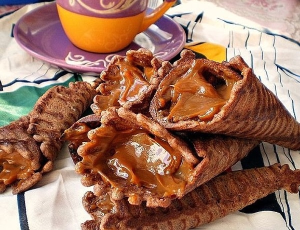 Шоколадные вафельные трубочки со сгущенкой!