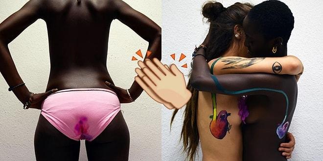 Kadınların Bedensel Değişimlerini Güzellik Olarak Yansıtmak İçin Renkleri Kullanan Sanatçı