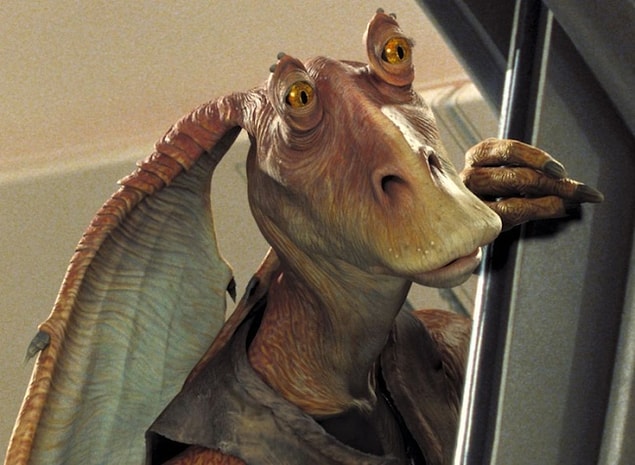 6. Star Wars’daki Jar Jar Binks aslında bir Sith!