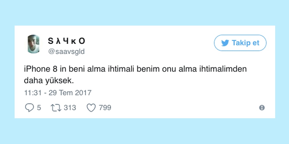 Piyasaya Çıkacak Olan iPhone 8'in Dedikodusundan Mizah Çıkaran 17 Kişi