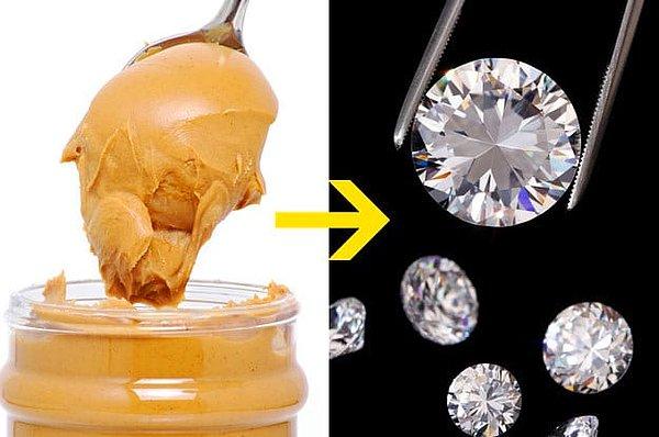 3. Bilim adamları fıstık ezmesini elmaslara dönüştürebilirler.
