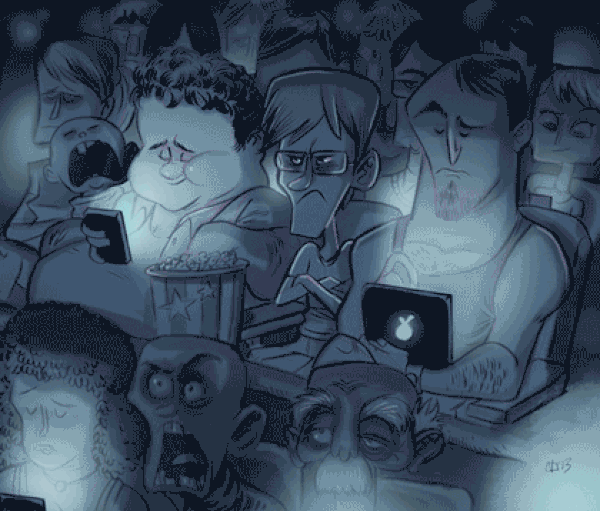12. Sinemada, film devam ederken telefon kullanılmaz.