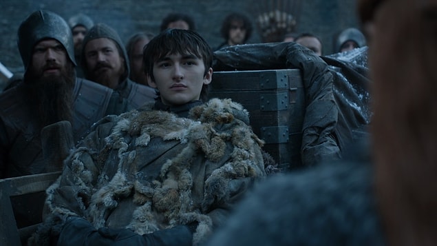 Bu sahnede de Bran ve Sansa buluşuyor.