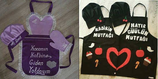 Sunum Çılgını Yeni Gelinlerin Aşırı Anlam Yükledikleri Kocişli ve Kocişsiz 13 Mutfak Önlüğü