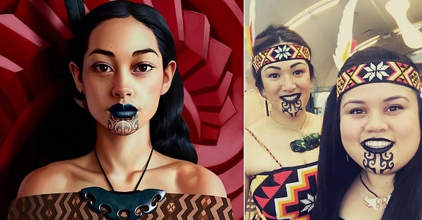 9. Женщины народа маори в Новой Зеландии