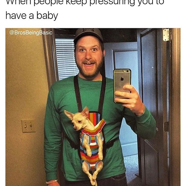 3. Когда окружающие талдычат, что пора завести ребенка