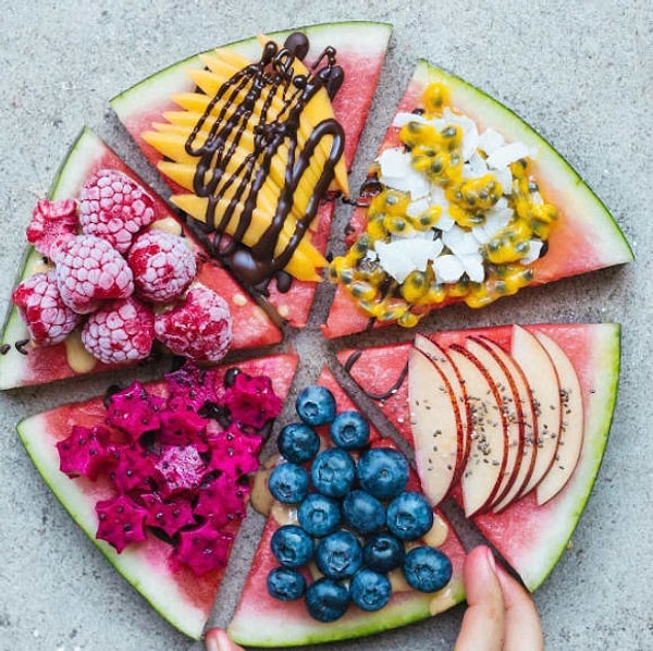 5. Арбузная пицца 🍉