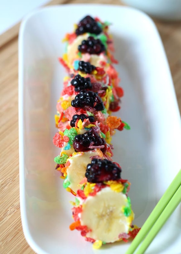 8. Суши из бананов - отличный завтрак 🍌