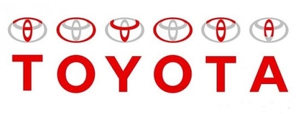 6. В логотипе Toyota зашифровано слово "toyota"
