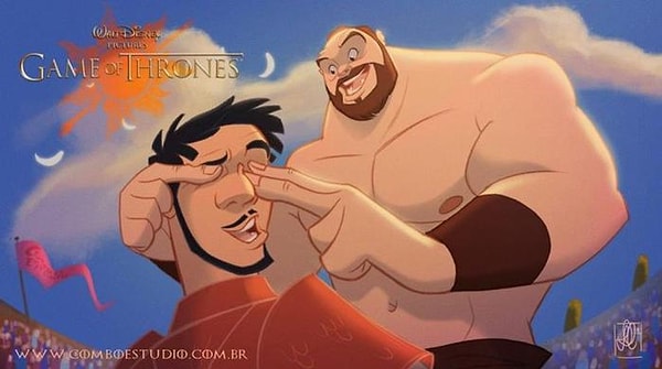 7. Оберин Мартелл и Григор Клиган