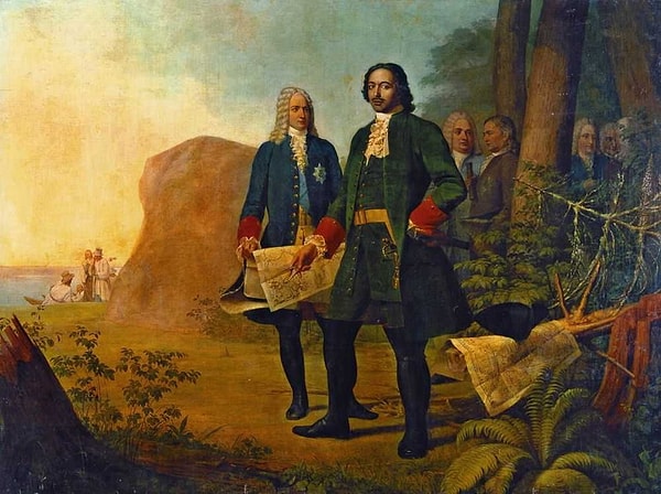 4. Санкт-Петербург был основан в...