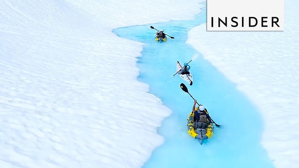 Buzul Irmağında Muhteşem Kano Keyfi