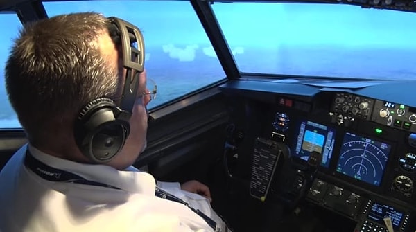 2. В этом отеле в Амстердаме есть комната со встроенным симулятором полётов на Boeing 737.