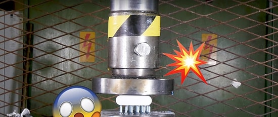 Power Bank, Hidrolik Pres Makinesinin Altında Kalırsa Ne Olur?