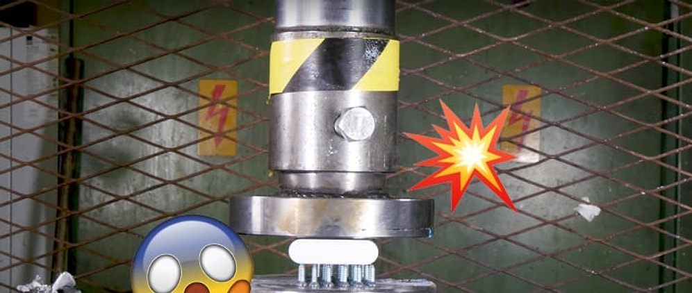 Power Bank, Hidrolik Pres Makinesinin Altında Kalırsa Ne Olur?