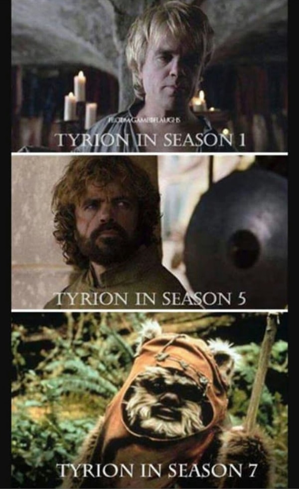 12. Тирион сквозь сезоны