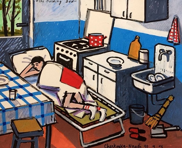 24. Ляжешь на раскладушке