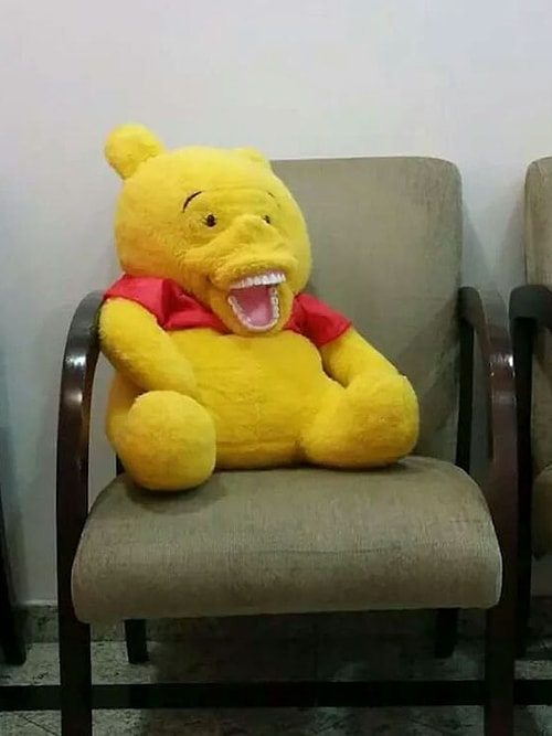 Post-modern peluş oyuncaklar 😬 Winnie'nin son hali sevenlerini üzebilir...