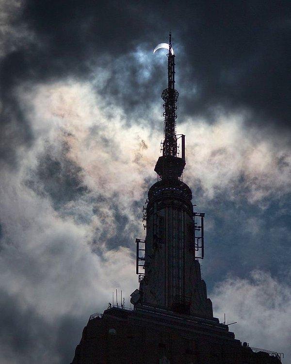 28. Empire State binası ve Donal Trump'ın 'Büyük Amerikan Güneş tutulması'.