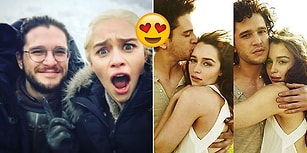 Emilia Clarke ve Kit Harington'un Tam Olarak Bunu İstiyorum Diyeceğiniz 18 Tatlış Anı! 😍