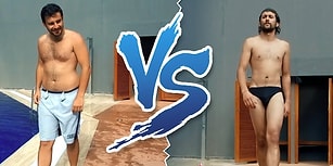 Slip Mayo Giyen Erkek vs Şort Mayo Giyen Erkek