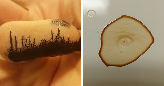 22 случайно пролившихся жидкости, которые стали настоящим искусством