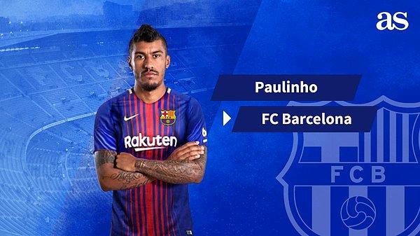 12. Paulinho ➡️ Barcelona