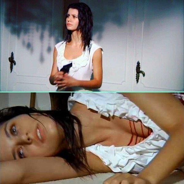 Dizi Bonusu 2: Ve Aşk-ı Memnu'da Bihter'in intihar ettiği anda giydiği bu unutulmaz beyaz elbise.