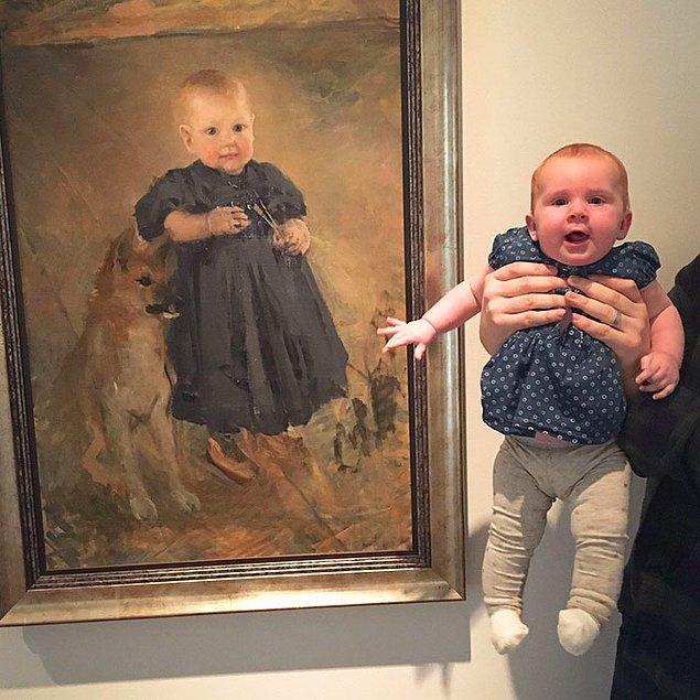 21. "Müzede bebeğimizin ikizini bulduk."