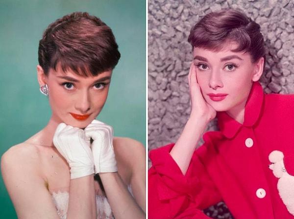 1. Audrey Hepburn, meşhur ceylan bakışlarını çengelli iğneyle tek tek ayırdığı kirpiklerine borçluydu. 🦌 👀