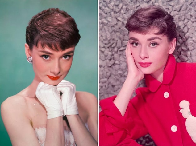 1. Audrey Hepburn, meşhur ceylan bakışlarını çengelli iğneyle tek tek ayırdığı kirpiklerine borçluydu. 🦌 👀