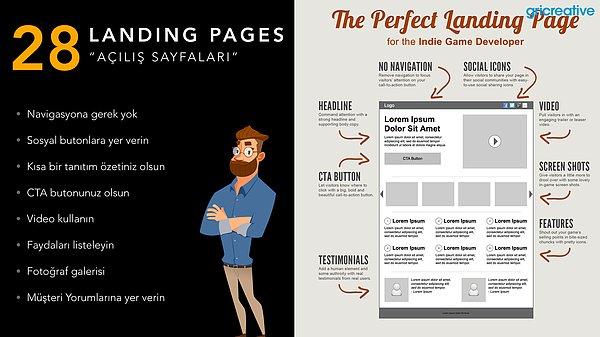 Landing Pages / Açılış Sayfaları