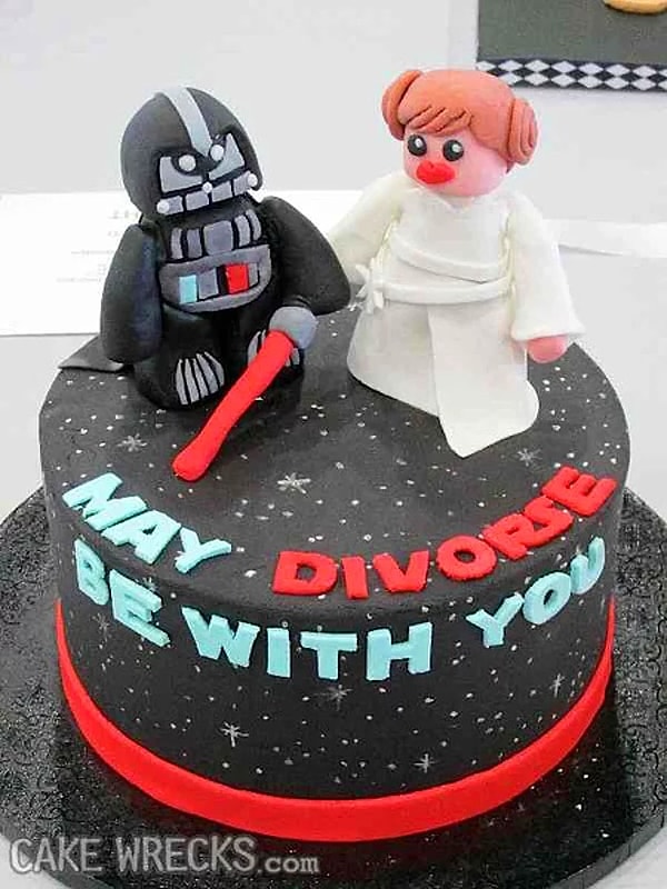 10. "Да прибудет с тобой развод!"