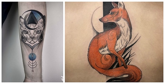 Ищите эскиз для тату? Посмотрите на эти гармоничные татуировки в стиле "ар-нуво"