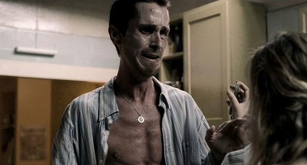 1. Кристиан Бейл «Машинист», 2004