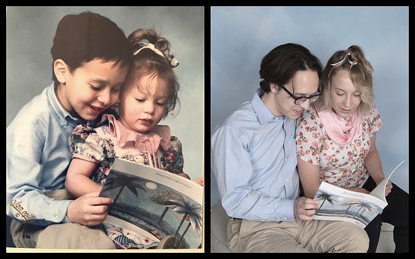 12. Брат сестра дочитывают начатую 20 лет назад историю: