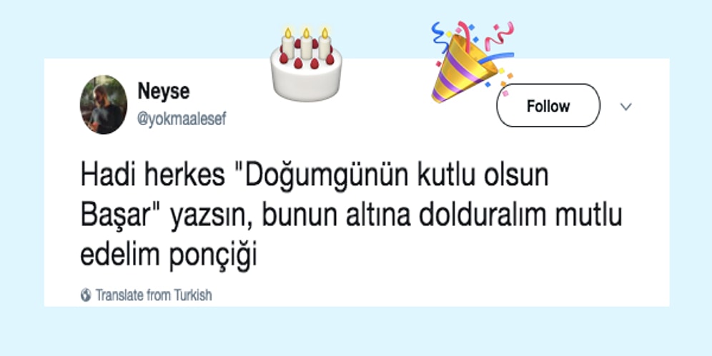 Ufak Bir Ricadan Dev Bir Kutlamaya Dönerek İçimizi Isıtan Hareket #DoğumGününKutluOlsunBaşar