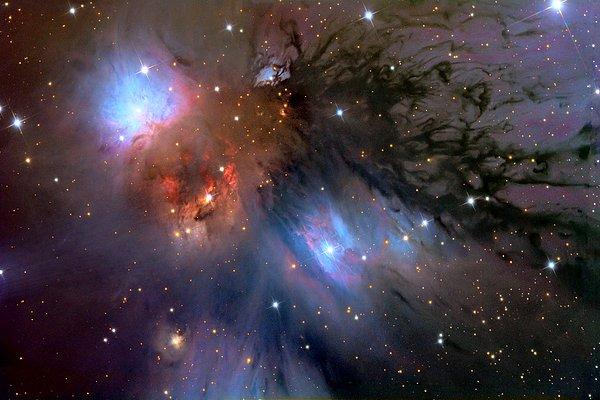 3. NGC 2170 : Yansıtıcı Tozlarla Kaplı Bir Gökyüzü Natürmordu