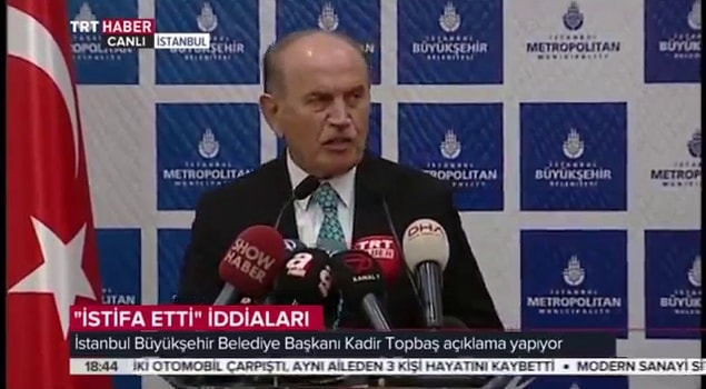İstanbul Büyükşehir Belediye Başkanı Kadir Topbaş İstifa Etti: Adam Yerine Konulmamak Affedilemez 69
