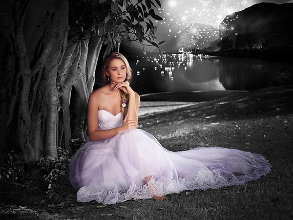 Вам подойдет очаровательное свадебное платье Рапунцель!