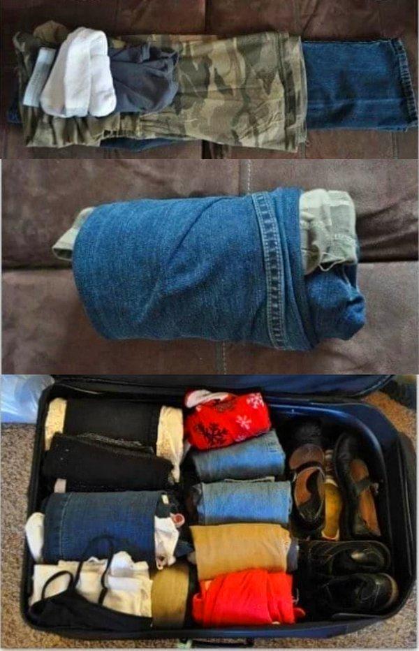 13. Kocaman kıyafetlerinizin arasına minnoşlarınkini koyduğunuzda valizde yer kaplamayacak.