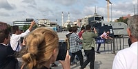 'Cumhuriyet Davası'nda Ahsen Tv Muhabiri ile Gençler Arasında Arbede Çıktı: 'Vatan Hainisiniz'