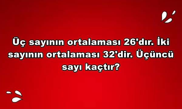 7. Haydi bakalım şunu da cevapla ve devam edelim.