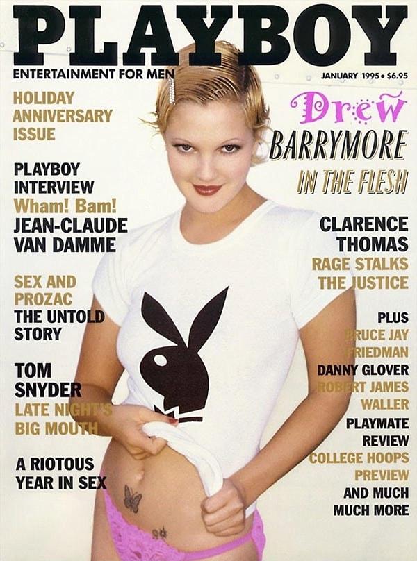 9. 1995: Drew Barrymore, 10 ülkenin kapağında yer aldı. Bu ülkeler arasında Rusya ve Japonya da var.