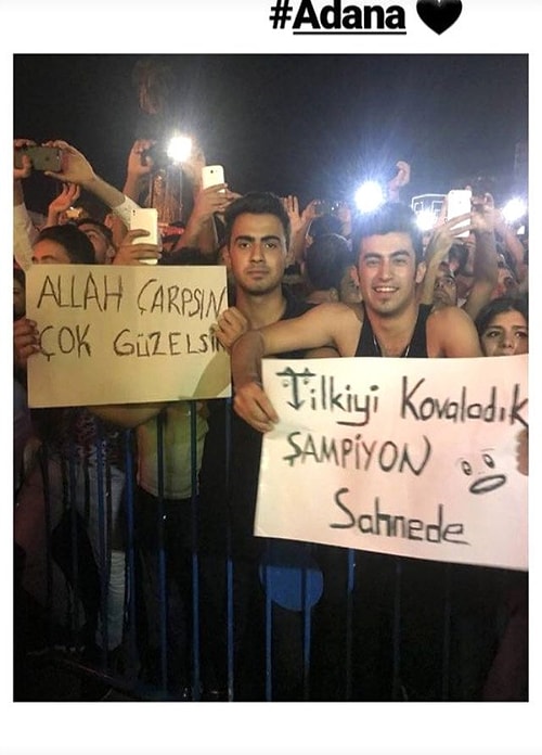 Bir diğer sahnede ise Hadise ve rekabetçi yapısı vardı...