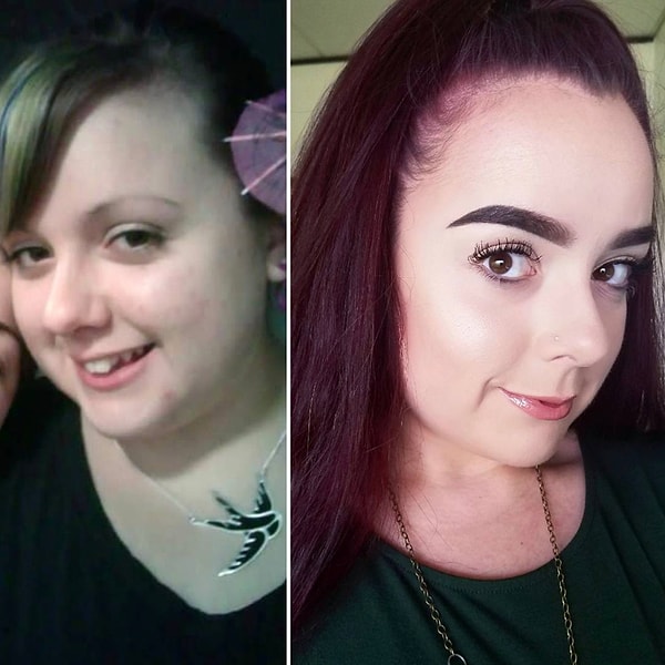 6. Девушку с такими выразительными бровями никак не назовешь "серой мышкой". Вот это преображение! 💃